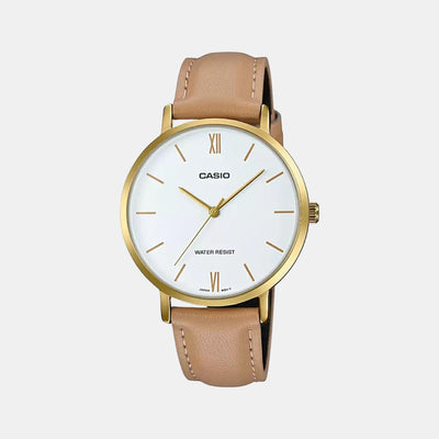 Enticer Women Quartz White Dial Analog Leather Watch A1786