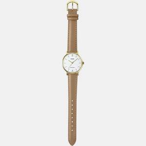 Enticer Women Quartz White Dial Analog Leather Watch A1786