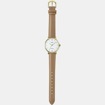 Enticer Women Quartz White Dial Analog Leather Watch A1786