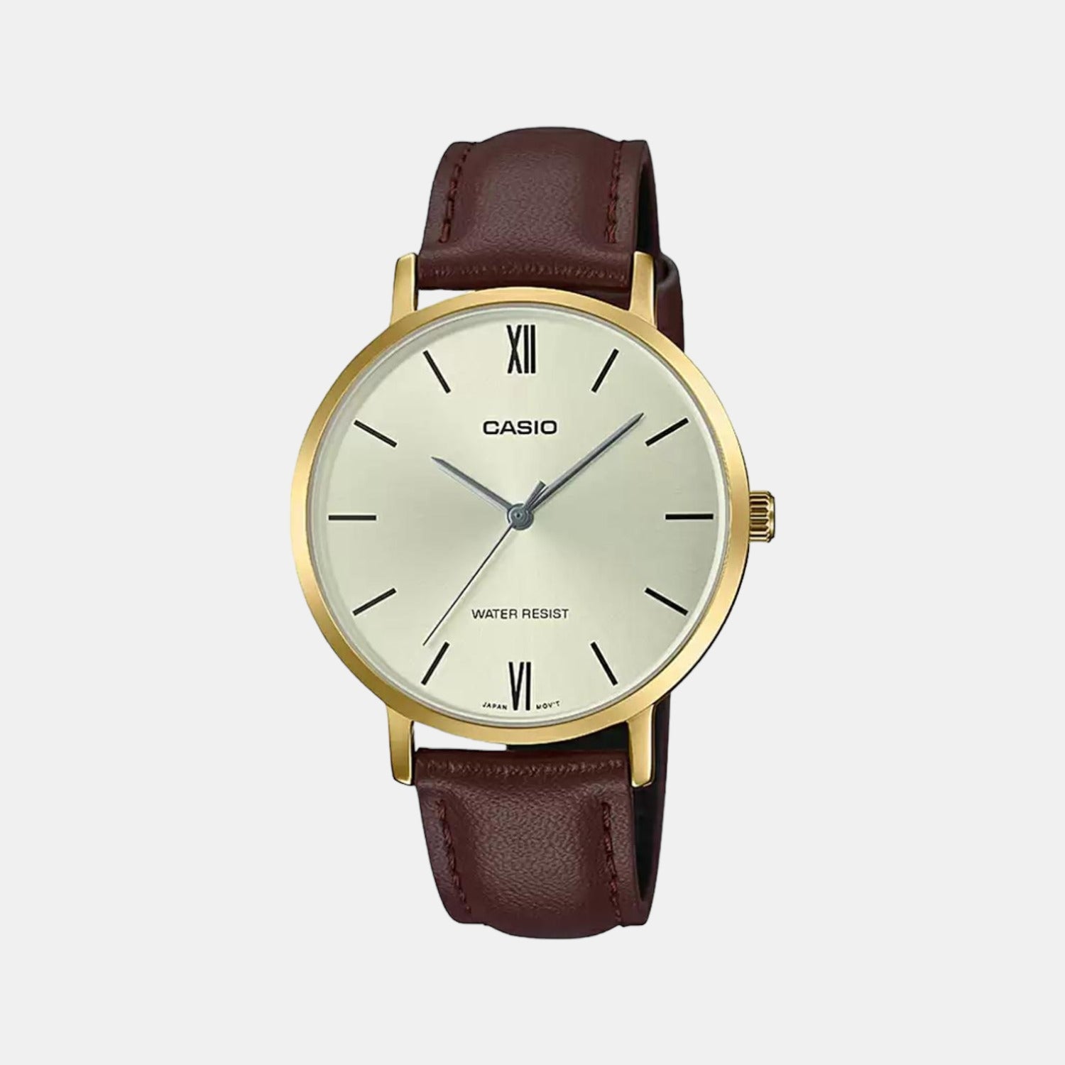 Enticer Women Quartz Silver Dial Analog Leather Watch A1787