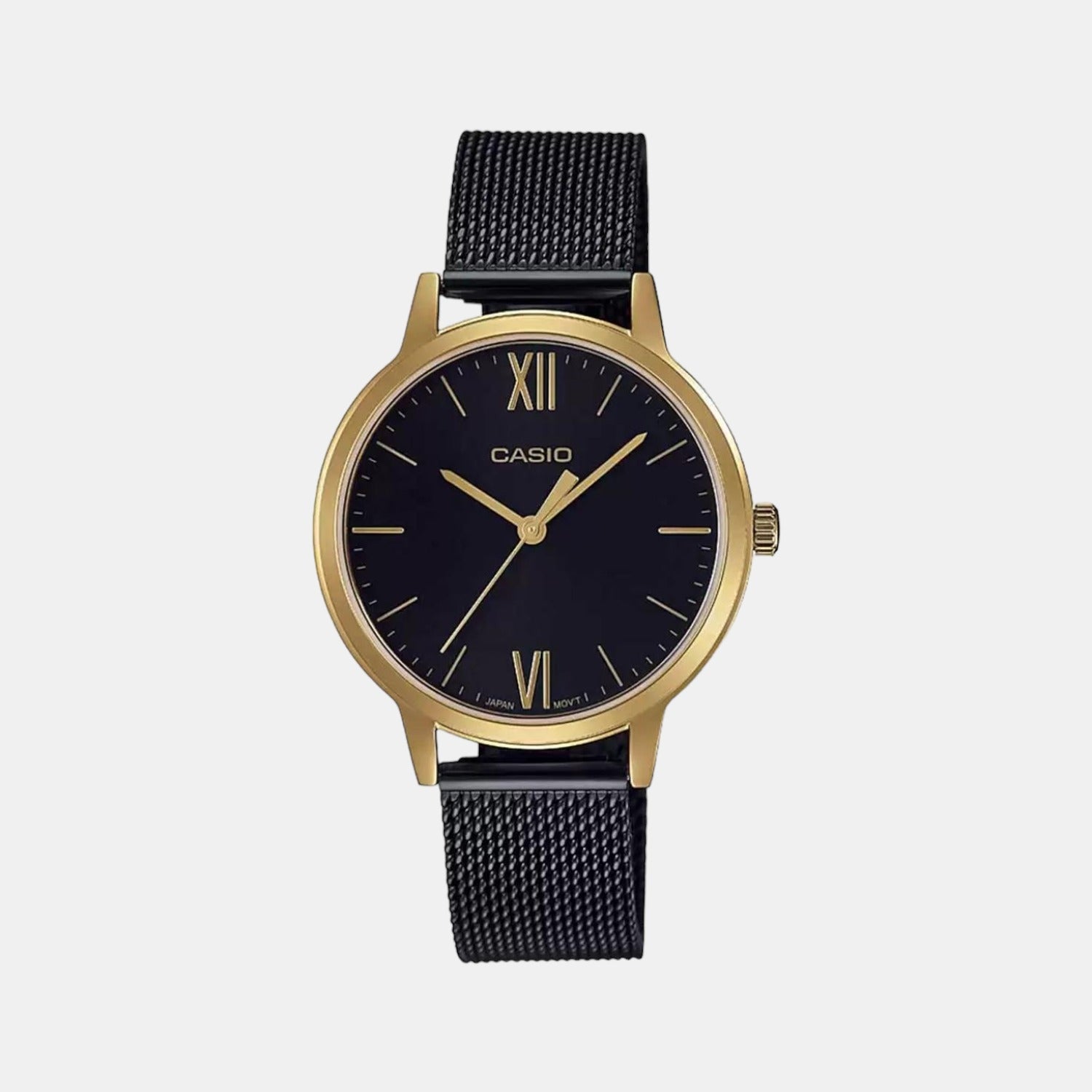 Enticer Women Quartz Black Dial Analog Stainless Steel Watch A1790