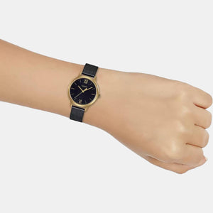 Enticer Women Quartz Black Dial Analog Stainless Steel Watch A1790
