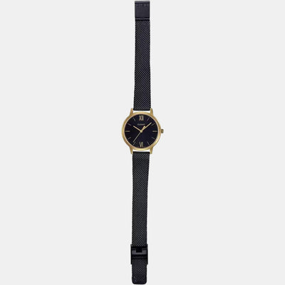 Enticer Women Quartz Black Dial Analog Stainless Steel Watch A1790