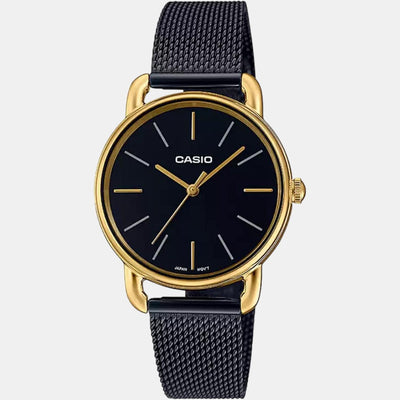 Enticer Women Quartz Black Dial Analog Stainless Steel Watch A1793