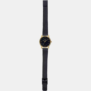 Enticer Women Quartz Black Dial Analog Stainless Steel Watch A1793