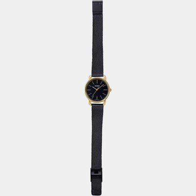 Enticer Women Quartz Black Dial Analog Stainless Steel Watch A1793