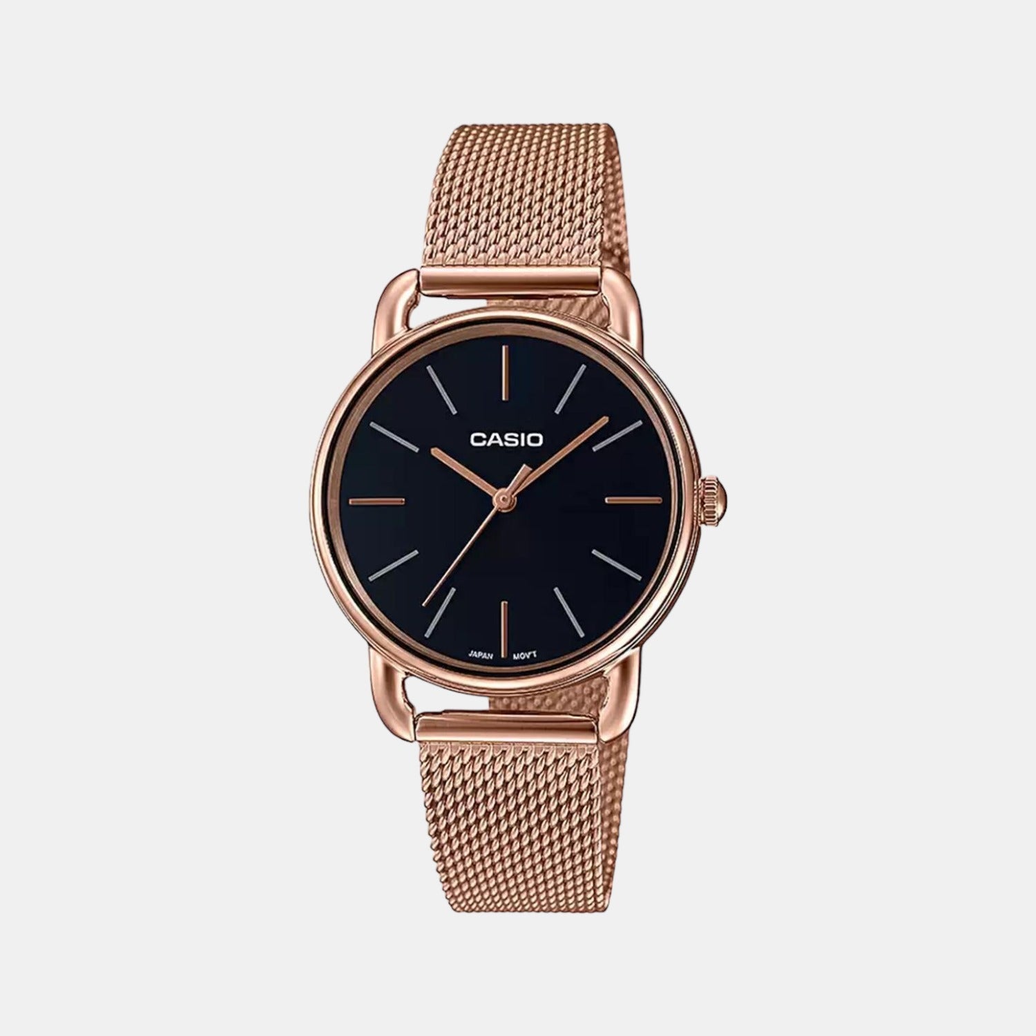 Enticer Women Quartz Black Dial Analog Stainless Steel Watch A1794