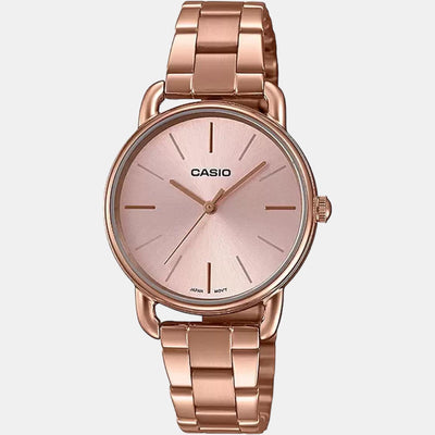 Enticer Women Quartz Rose Gold Dial Analog Stainless Steel Watch A1795
