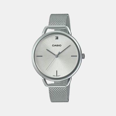 Enticer Women Quartz Silver Dial Analog Stainless Steel Watch A1810