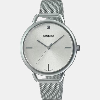Enticer Women Quartz Silver Dial Analog Stainless Steel Watch A1810