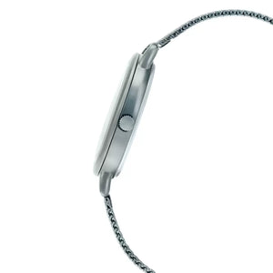 Casio Enticer Silver Dial Women 34mm
