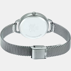 Enticer Women Quartz Silver Dial Analog Stainless Steel Watch A1810