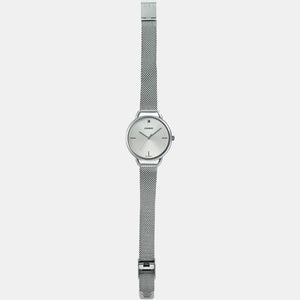 Enticer Women Quartz Silver Dial Analog Stainless Steel Watch A1810