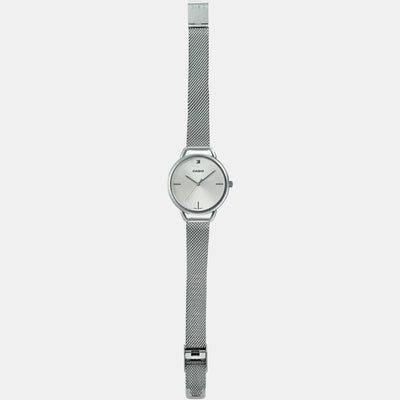 Enticer Women Quartz Silver Dial Analog Stainless Steel Watch A1810