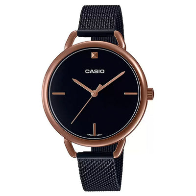 Casio Enticer Black Dial Women 34mm