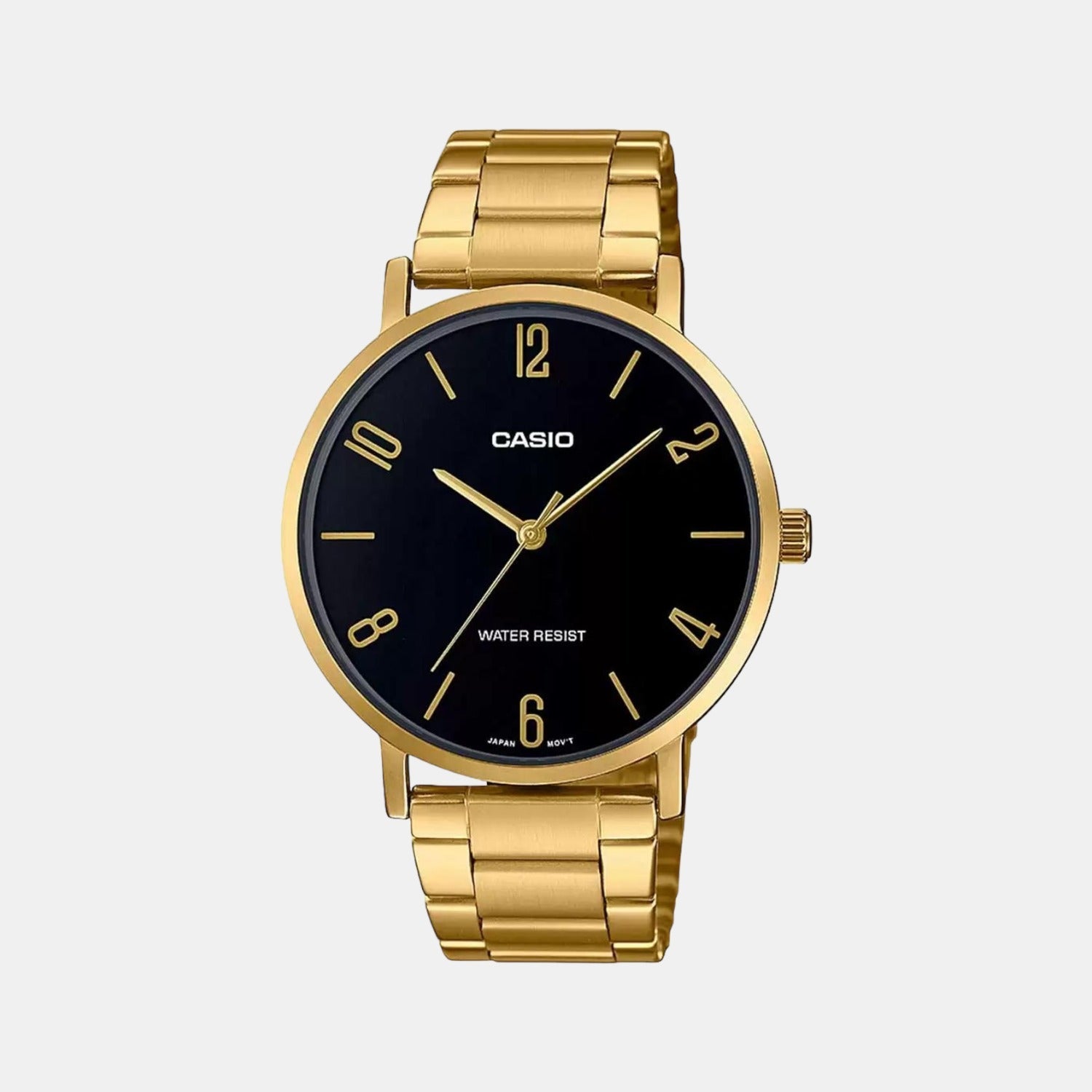 Enticer Men Quartz Black Dial Analog Stainless Steel Watch A1817