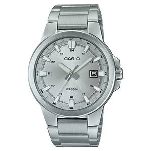 Casio Enticer Silver Dial Men 41.5mm