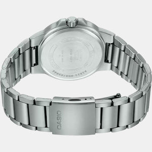 Enticer Men Quartz Silver Dial Analog Stainless Steel Watch A1823