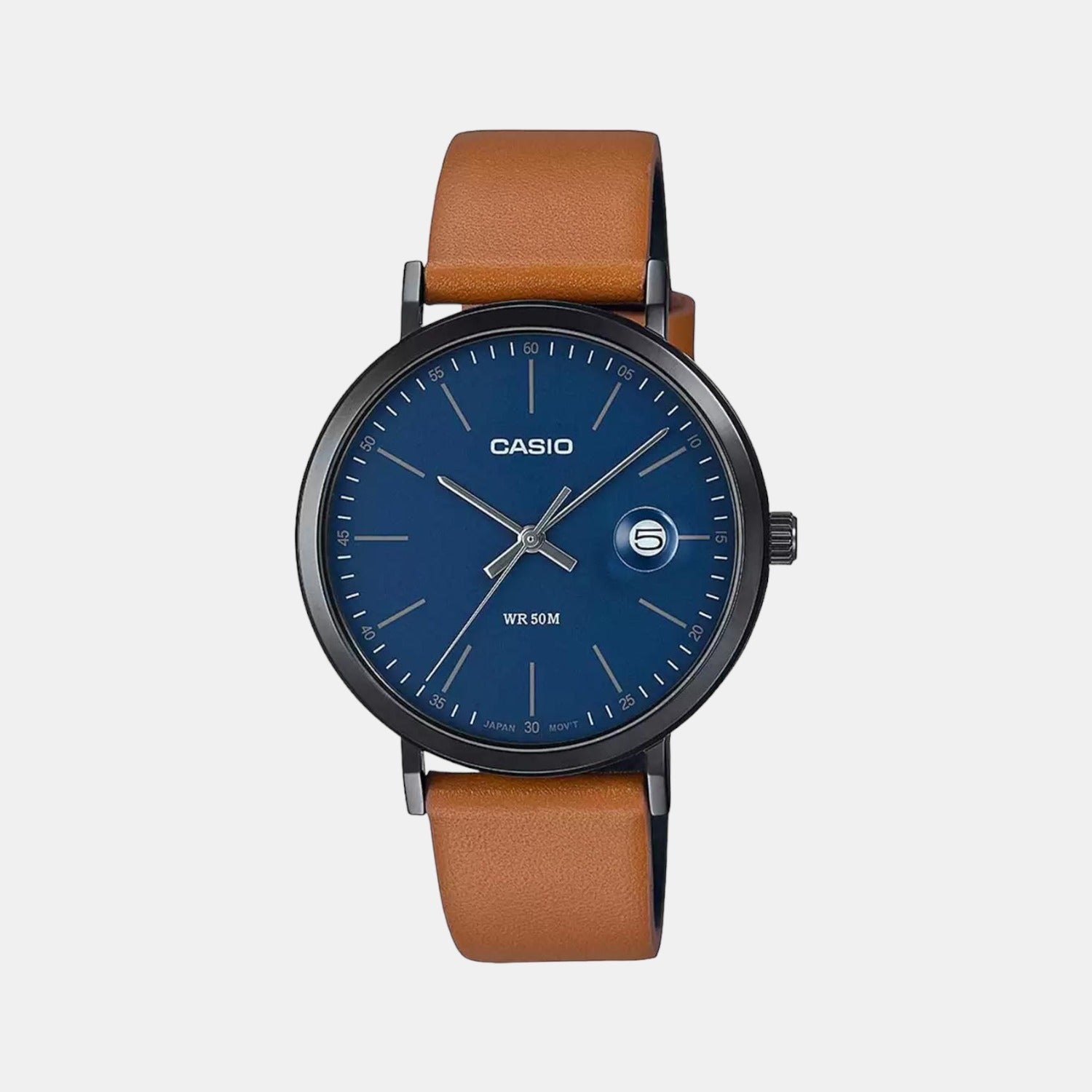 Enticer Men Quartz Blue Dial Analog Leather Watch A1830