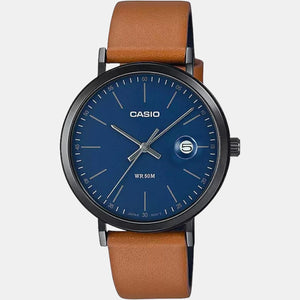Enticer Men Quartz Blue Dial Analog Leather Watch A1830