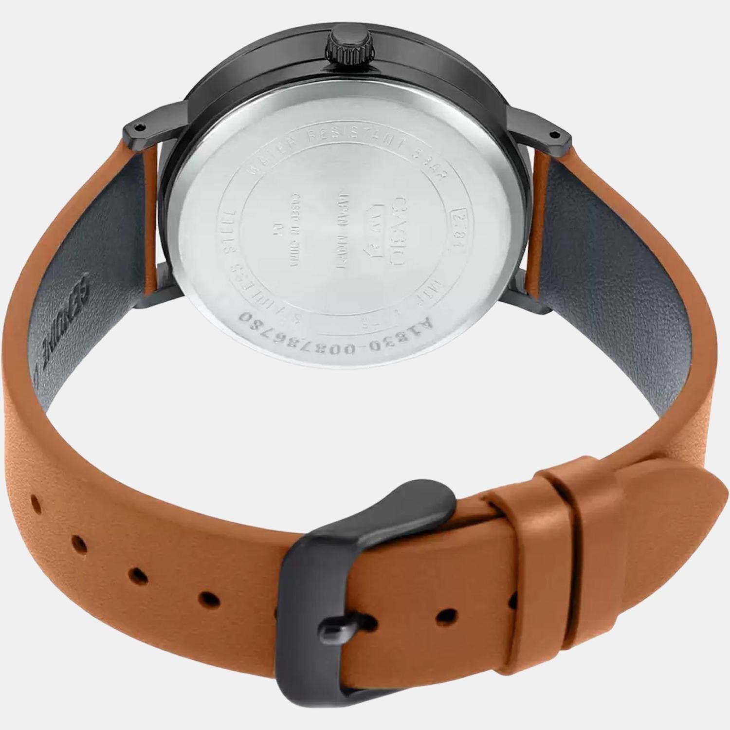 Enticer Men Quartz Blue Dial Analog Leather Watch A1830