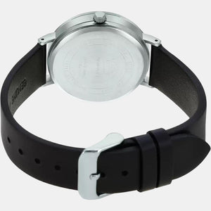 Enticer Men Quartz Black Dial Analog Leather Watch A1833
