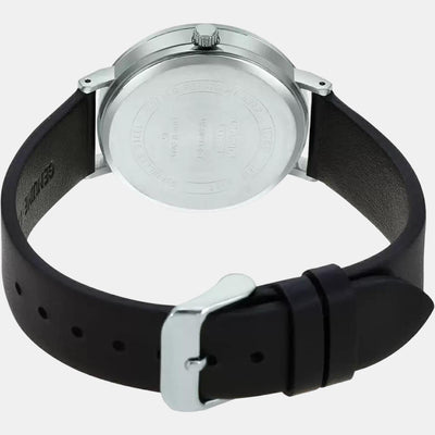 Enticer Men Quartz Black Dial Analog Leather Watch A1833