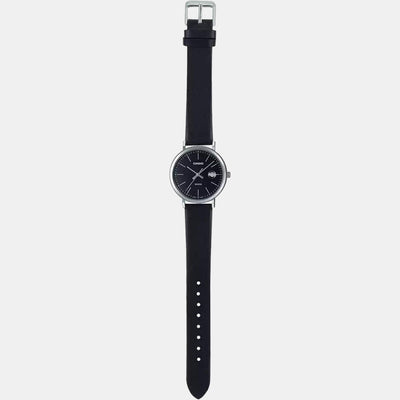 Enticer Men Quartz Black Dial Analog Leather Watch A1833
