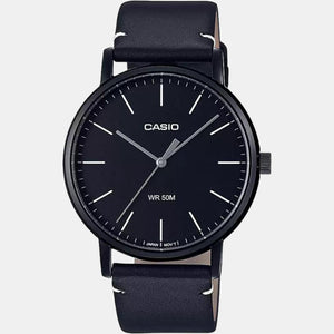 Enticer Men Quartz Black Dial Analog Leather Watch A1834