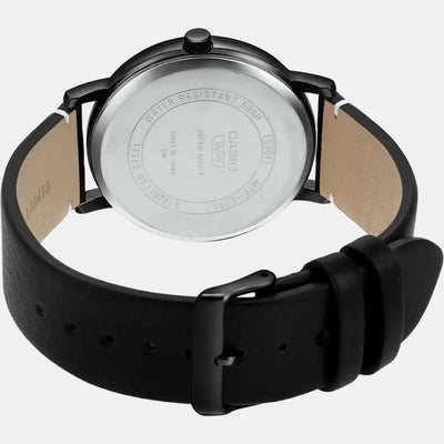 Enticer Men Quartz Black Dial Analog Leather Watch A1834