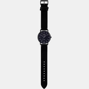 Enticer Men Quartz Black Dial Analog Leather Watch A1834