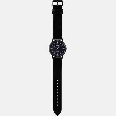 Enticer Men Quartz Black Dial Analog Leather Watch A1834