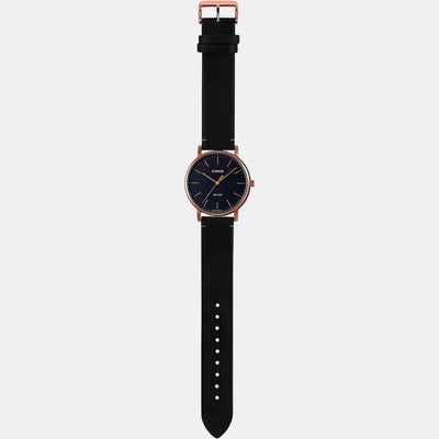 Enticer Men Quartz Black Dial Analog Leather Watch A1839