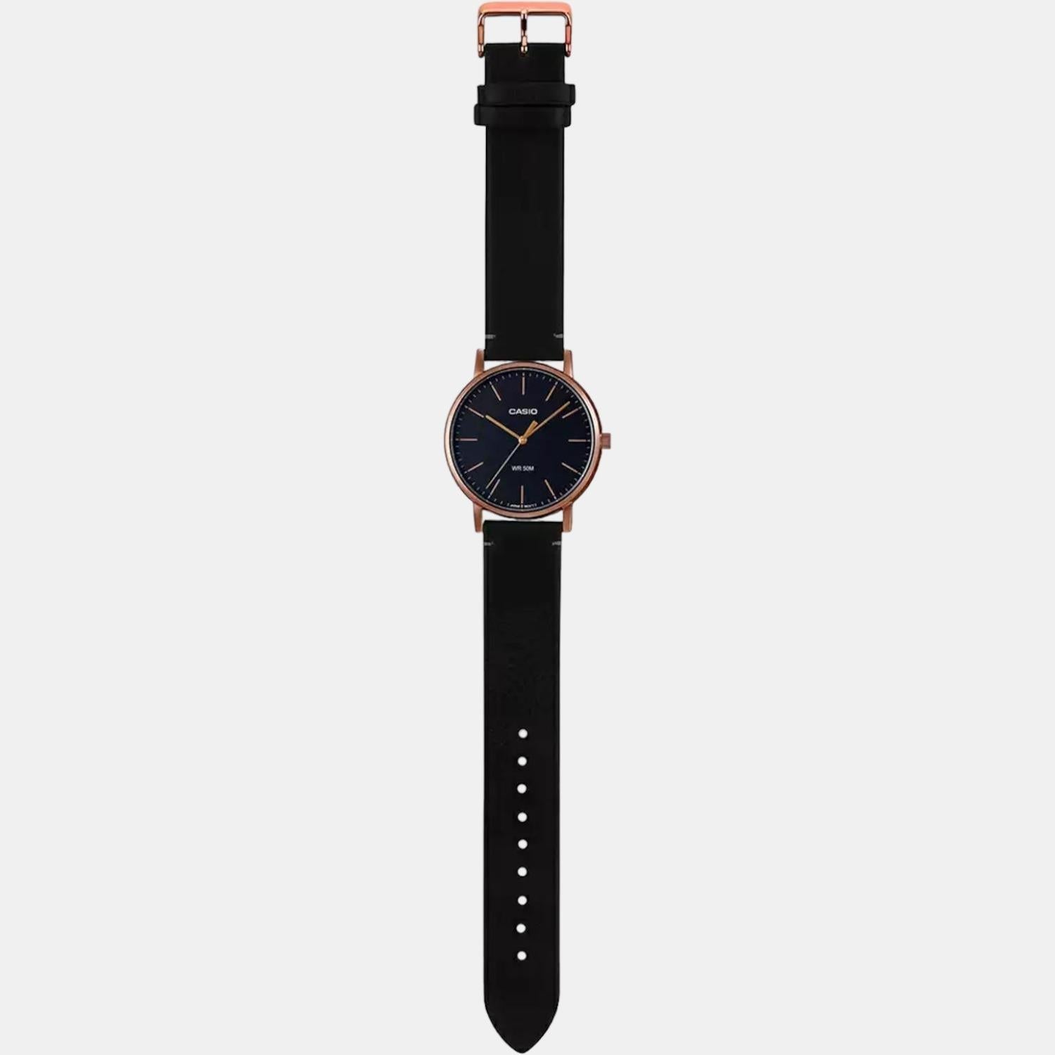 Enticer Men Quartz Black Dial Analog Leather Watch A1839