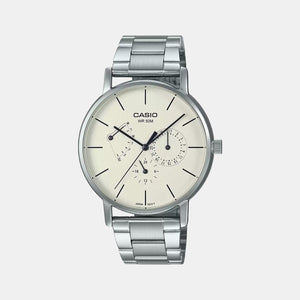 Enticer Men Quartz Silver Dial Chronograph Stainless Steel Watch A1840