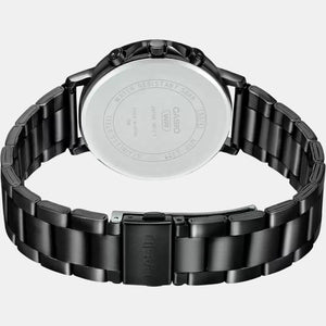 Enticer Men Quartz Black Dial Chronograph Stainless Steel Watch A1846