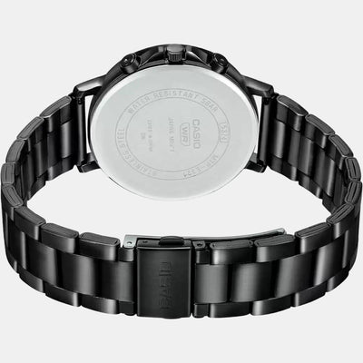 Enticer Men Quartz Black Dial Chronograph Stainless Steel Watch A1846