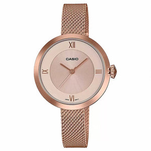 Casio Enticer Rose Gold Dial Women 31.5mm