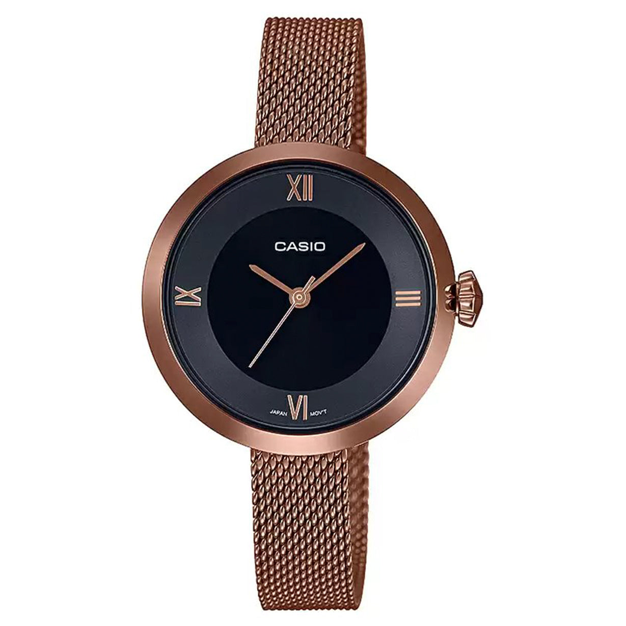 Casio Enticer Grey & Black Dial Women 31.5mm