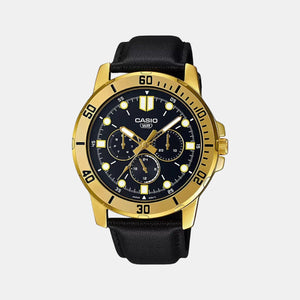 Enticer Men Quartz Black Dial Chronograph Stainless Steel Watch A1858