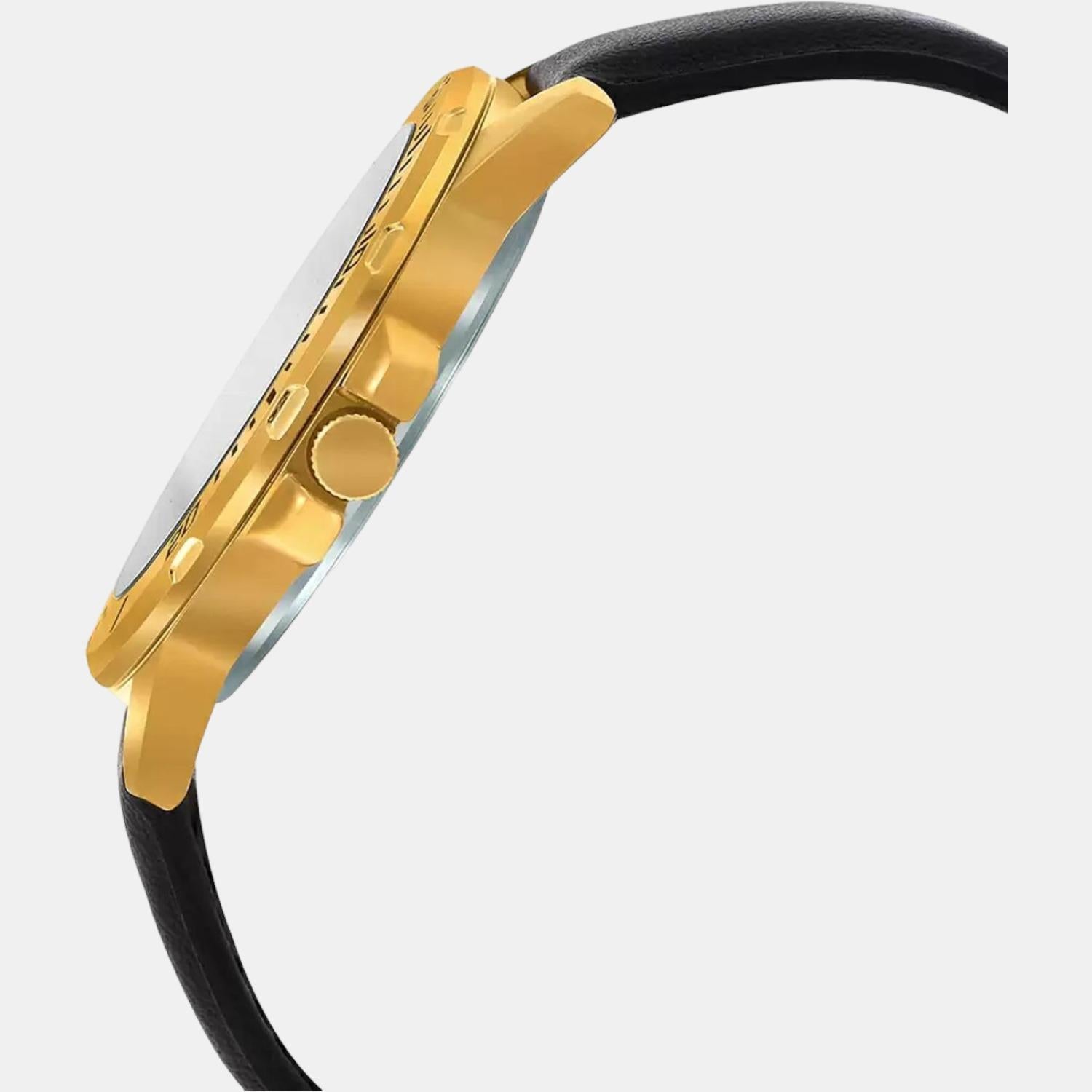 Enticer Men Quartz Black Dial Chronograph Stainless Steel Watch A1858