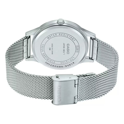 Casio Vintage  Silver Dial Women 38mm