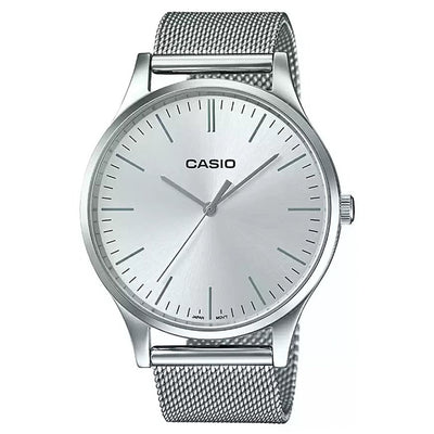 Casio Vintage  Silver Dial Women 38mm
