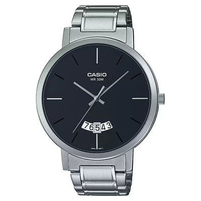 Casio Enticer  Black Dial Men 35.3mm