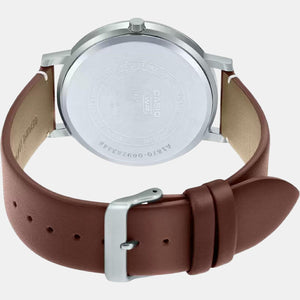 Enticer Men Quartz Blue Dial Analog Leather Watch A1870