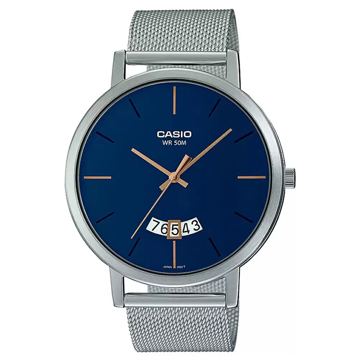 Casio Enticer Blue Dial Men 43mm