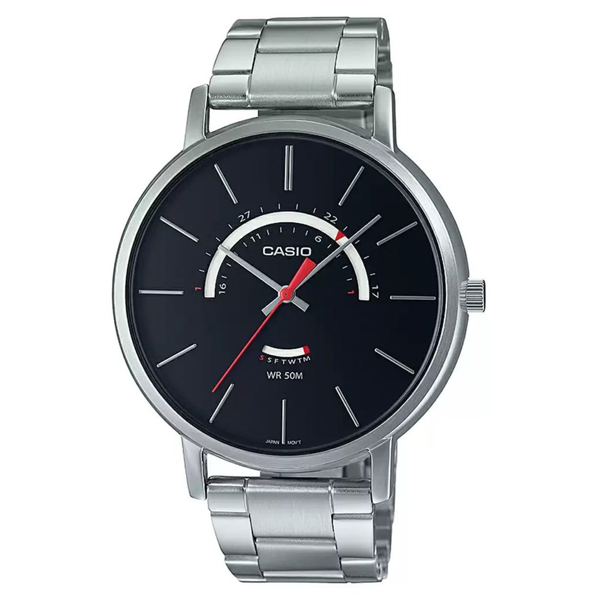 Casio Enticer Black Dial Men 43mm