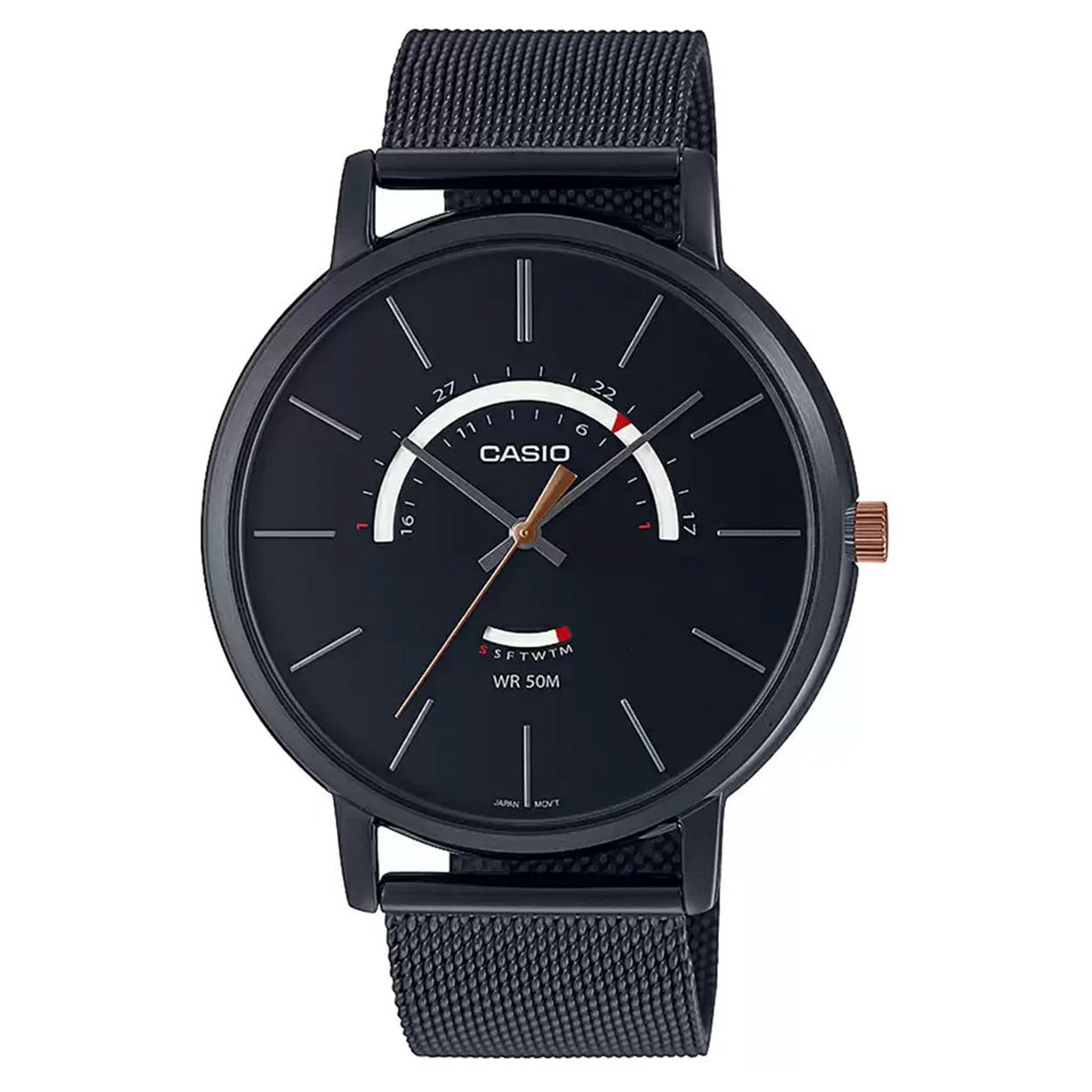 Casio Enticer Black Dial Men 33.1mm