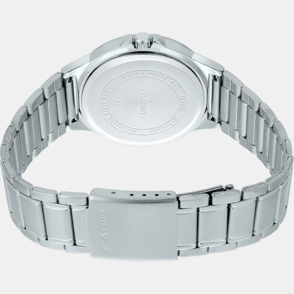 Enticer Men Quartz Blue Dial Chronograph Stainless Steel Watch A1894