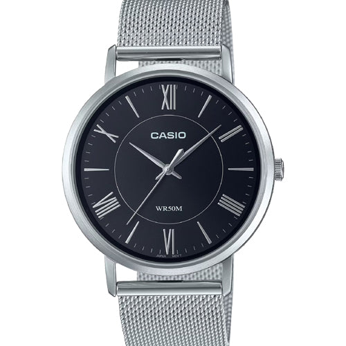 Casio Enticer MTP-B110 series Black Dial Men 40mm A1917 MTP-B110M-1AV